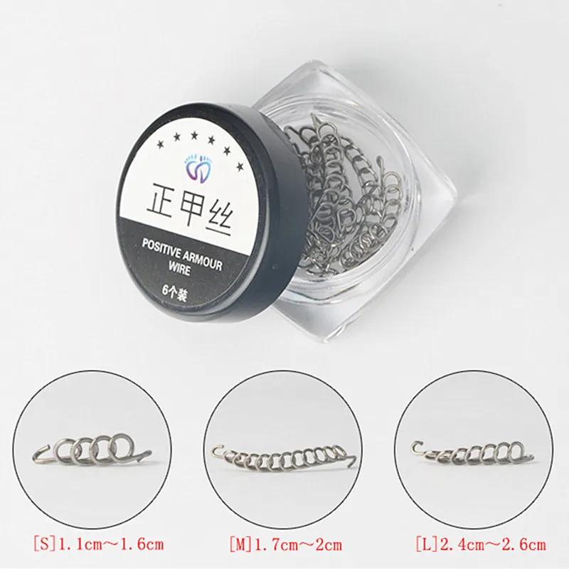 6 шт. коррекция вросших пальцев ног педикюр проволока из нержавеющей стали