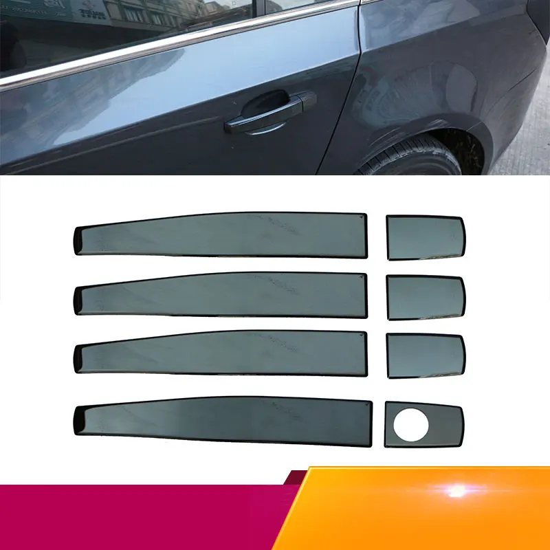 Автомобильная наклейка на дверную ручку отделка двери из нержавеющей стали