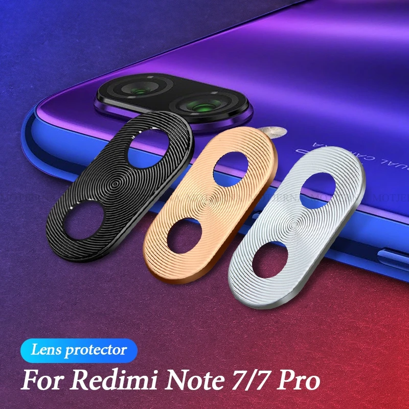 Защитный чехол для объектива камеры Xiaomi Redmi 7 Note Pro 8 металлический экрана |