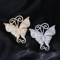 diamond butterfly s925 silver brooches for women bohemia anniversary fine diamond jewelry christmas luxury unisex brooch pins