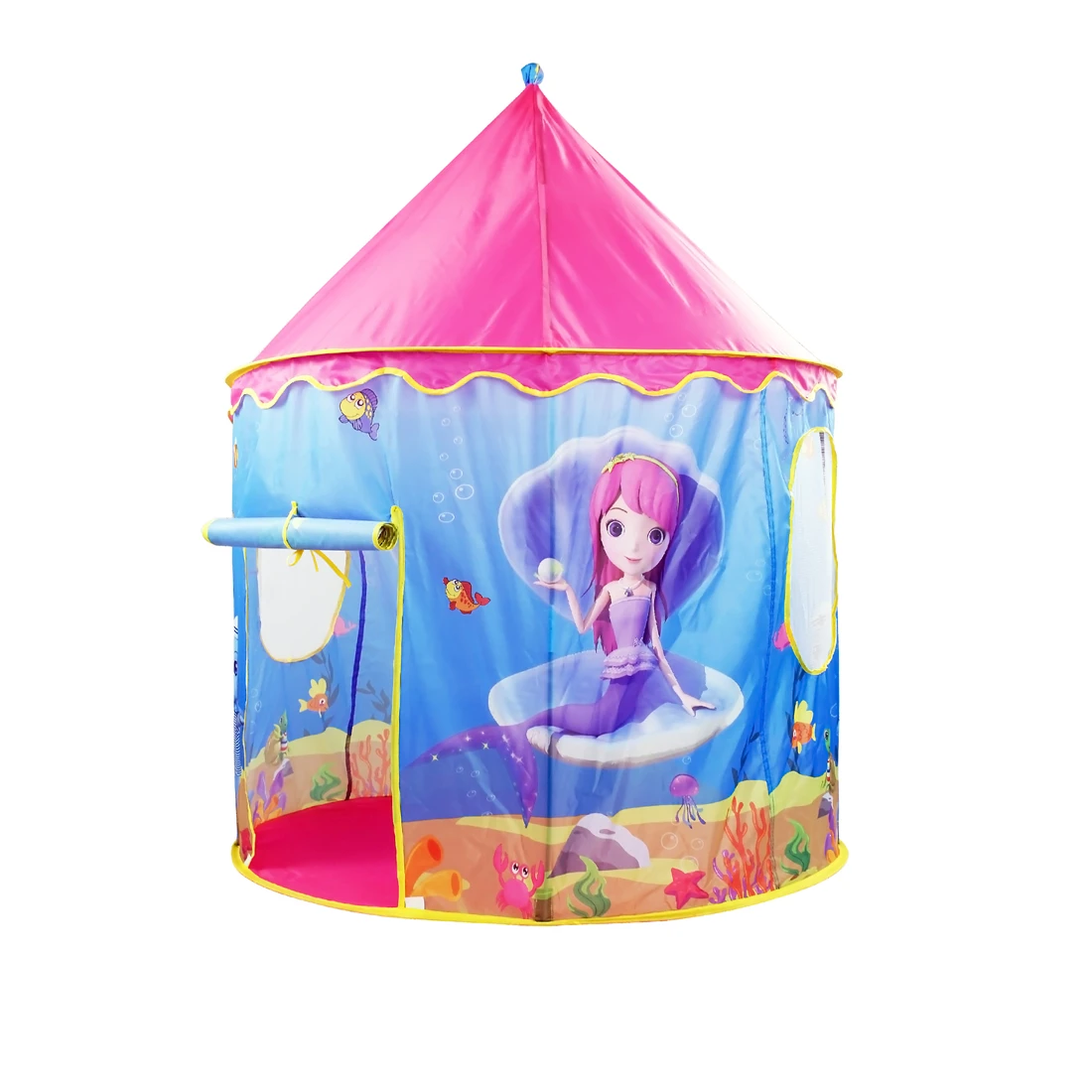 Детская палатка монгольская юрта мультяшная Русалка Океанский космический