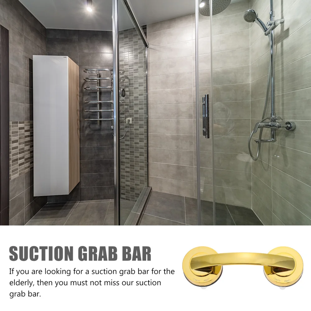 

1Pc Suction Grab Bar Bath Grab Bar Balance Assist Bathroom Shower Handle