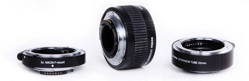Набор металлических удлинительных трубок Kooka KK-S68A ttl AF с автофокусом для sony A-Mount объектив камеры Макросъемка крупным планом 12 мм 20 мм 36 мм