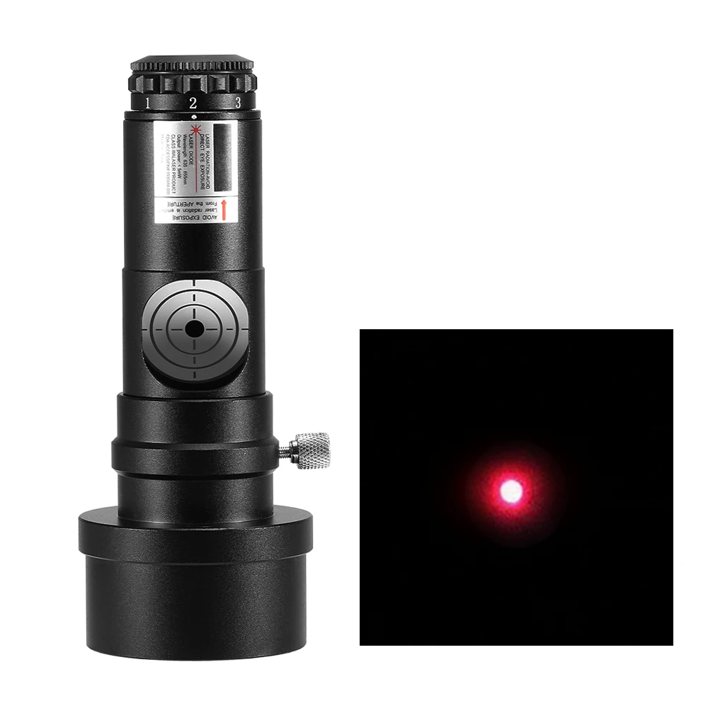 

1.25IN Telescope Collimator 2INCH Adapter Reflector Telescope Newtonian SCA Laser Collimation 7 Brightness Level Astronomical