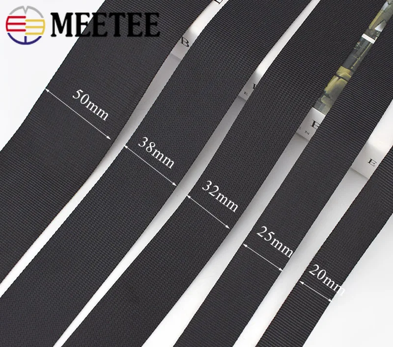Meetee 5 метров толщина 1 мм черный цвет ремень лента собачий ошейник рюкзак сделай