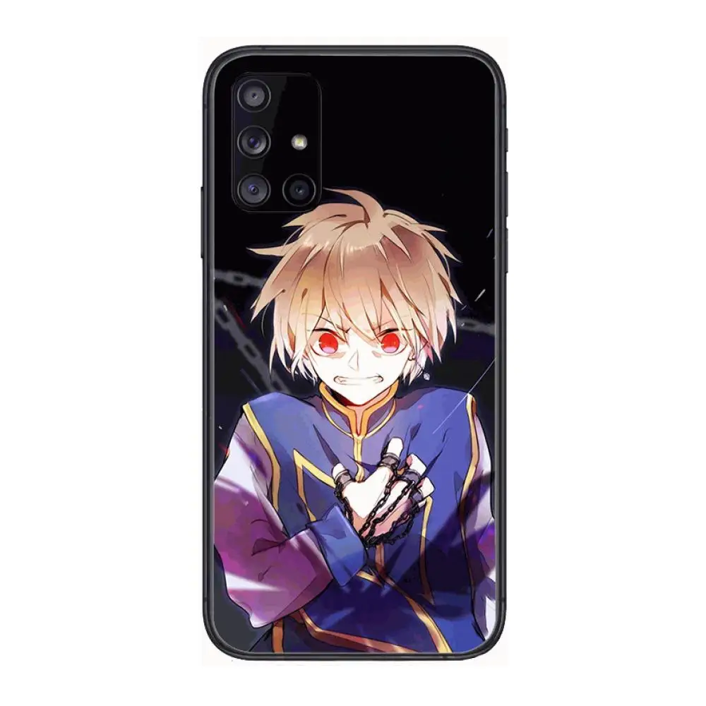 

Anime Hunter x Hunters Phone Case Hull For Samsung Galaxy A 90 50 51 20 71 70 40 30 10 80 E 5G S Black Shell Art Cell Cover