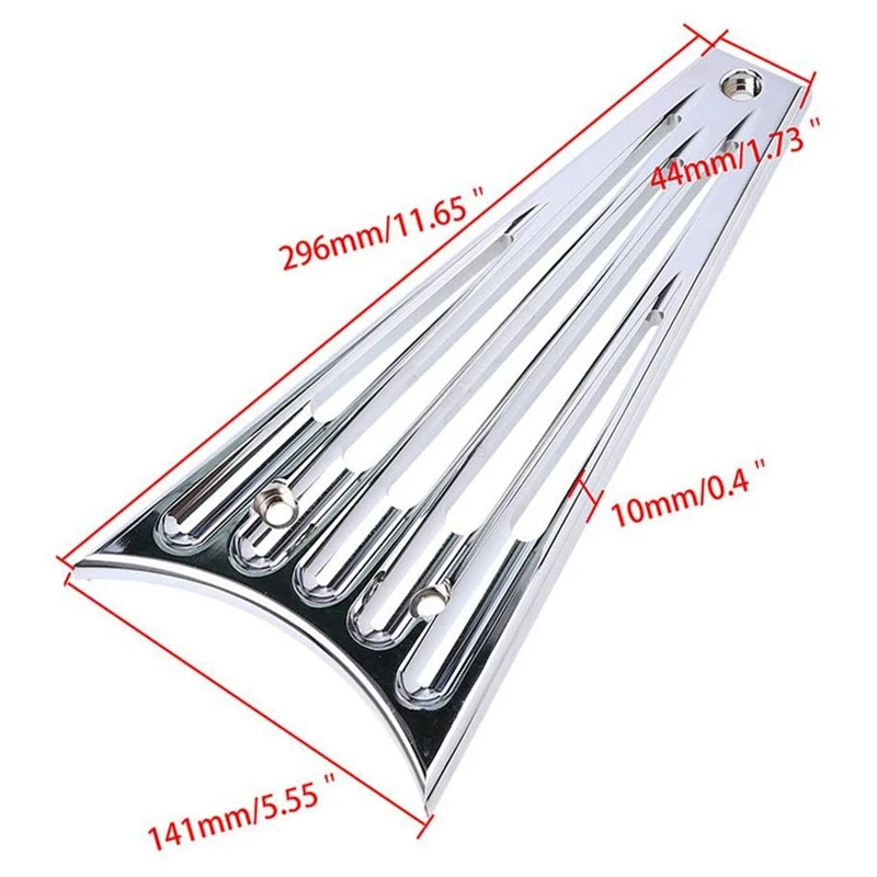 

Motorcycle Chrome CNC Frame Grill Cover Fit for Touring Street Road Glide 2009-2013