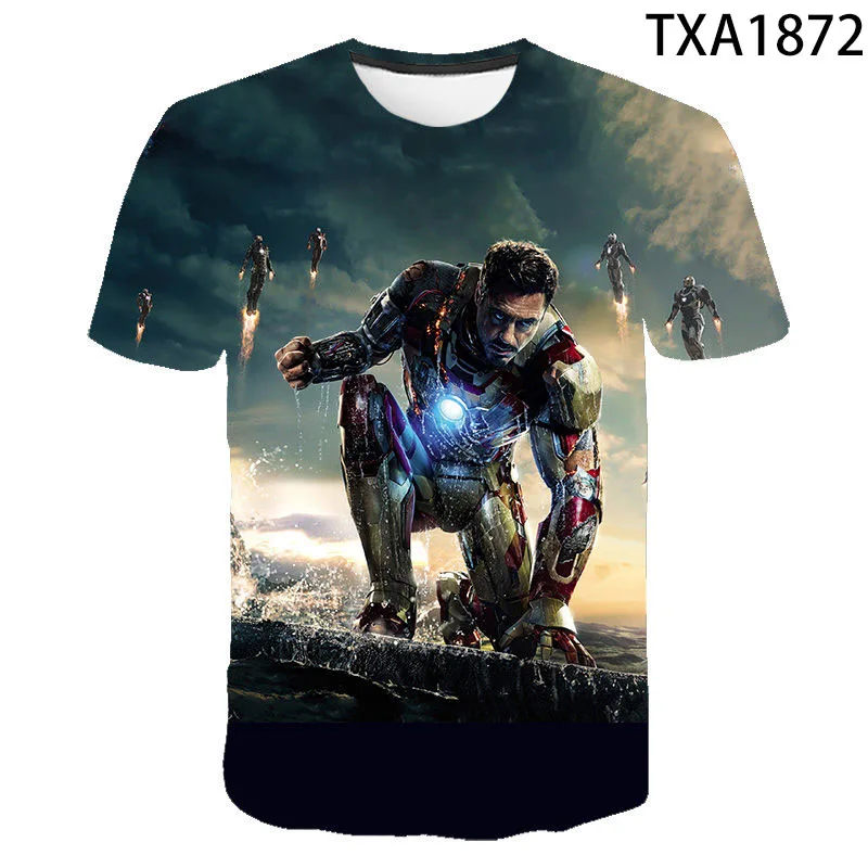 

Футболка Мужская/женская с 3D-принтом, модный топ с рисунком героев Фильмов Marvel, Повседневная Уличная одежда для мальчиков и девочек, лето
