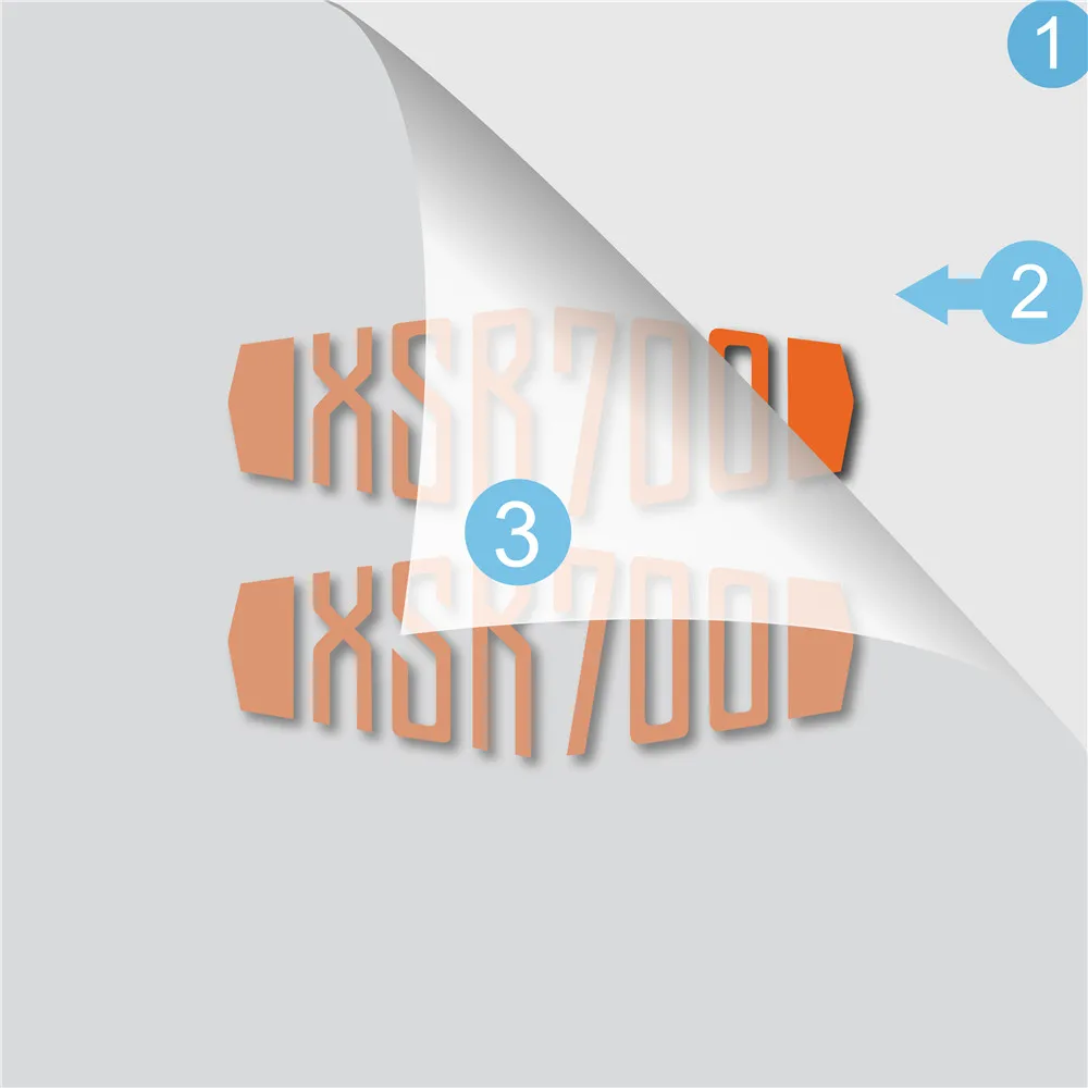 

New motorcycle bicycle fuel tank sticker wheel helmet MOTO waterproof reflective logo for YAMAHA XSR700 xsr 700