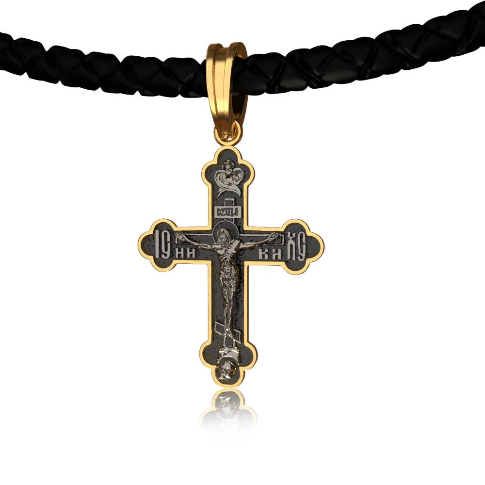 

New Christian Cross Fashion Pendant Necklace Men's Jewelry Catholic Crucifix Personalized Necklace Jewelry