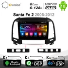 Ownice K1 K2 Octa Core Android 8,1 2 Дин радио для hyundai Santa Fe 3 IX25 Creat IX45 Автоматическая навигация gps плеер