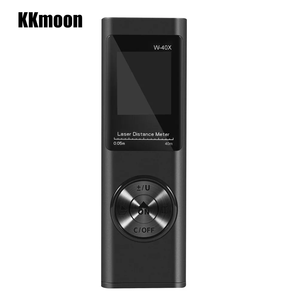 KKMOON портативный алюминиевый сплав 40 м цифровой USB лазерный дальномер мини для