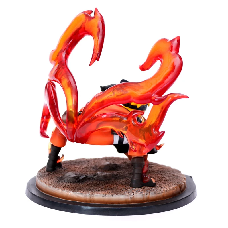 20 см Наруто 9-хвостый демон милая лиса коллекция модель мальчик Рождественский