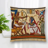 decorative pillowcase ancient egyptian civilization african square zippered pillow cover best nice gift 20x20cm 35x35cm 40x40cm