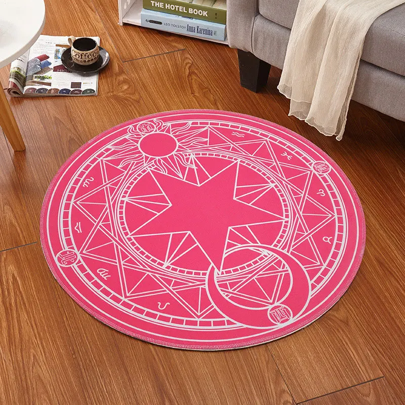 anime sakura magic array carpet mat carpet door mat anti slip living room rug coffee table carpet bedroom floor mat home decor free global shipping