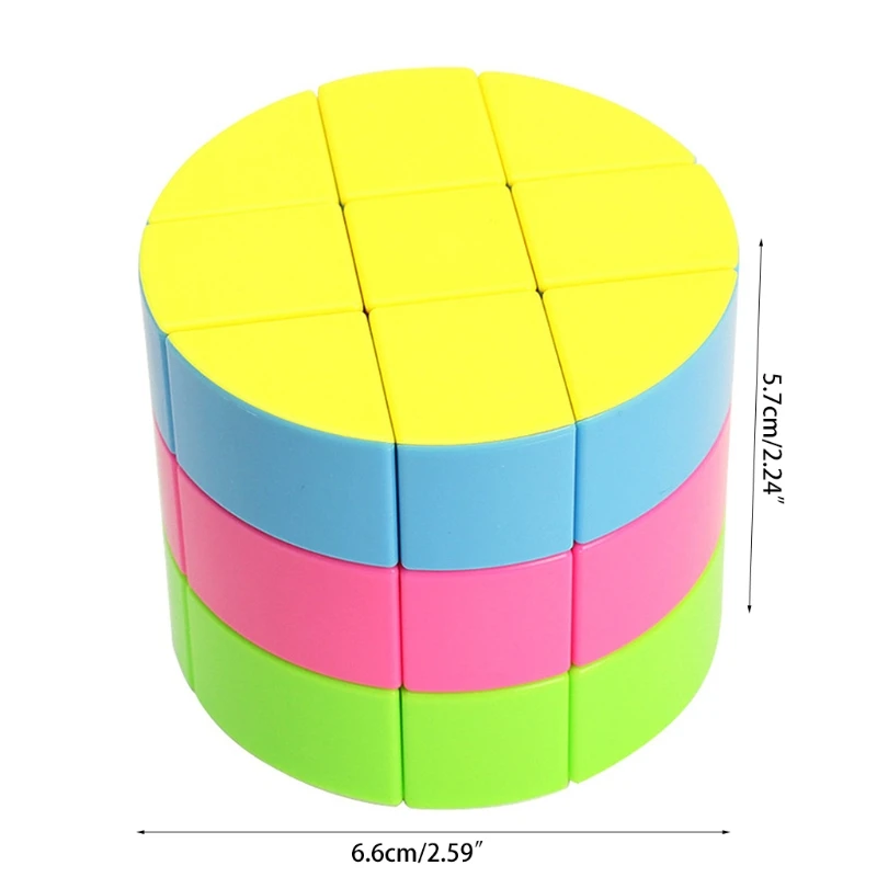 

Decompression Magic Cube IQ Education DIY Cylinder 3D Puzzles for Children Adults Anti-Anxiety Logic Game Toy