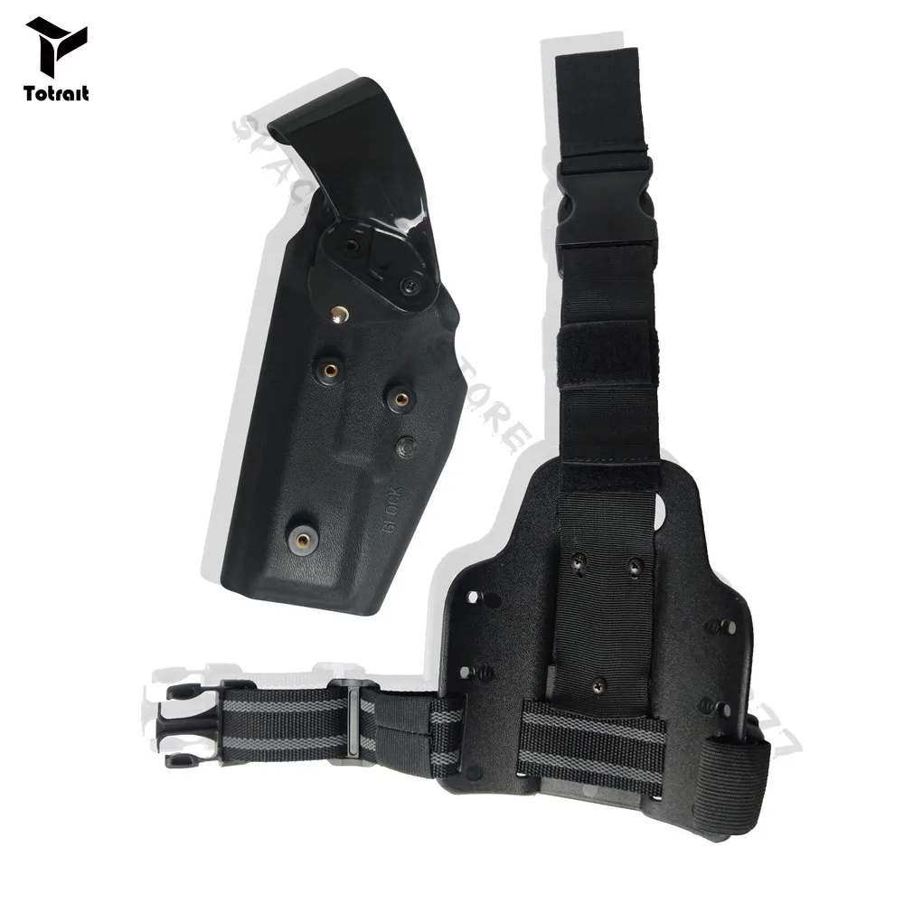 Тактическая охотничья кобура для Glock 17 Airsoft пистолета платформа ног охоты правой