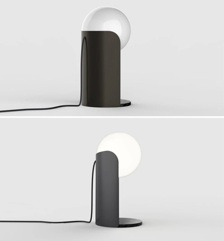 Скандинавская мраморная настольная лампа новейшая модный дизайн современная