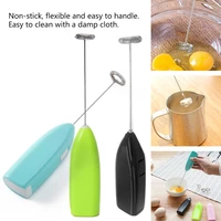 milk drink coffee whisk mixer electric egg beater frother foamer mini handle stirrer practical kitchen cooking tool