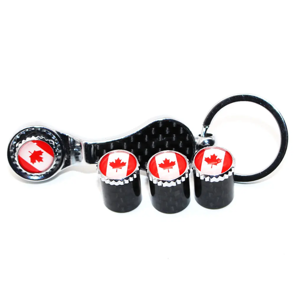 5 шт./компл. эмблема канадского национального флага Авто колеса шины воздушный