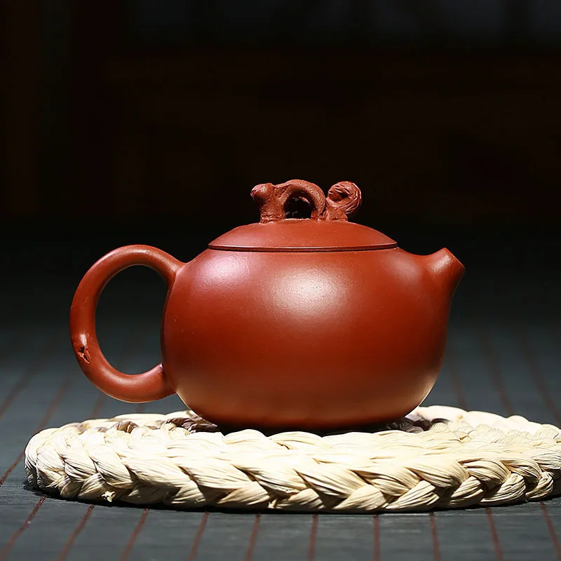 Чайник Yixing ручной работы squirrel xi shi чайник заварочный грязевая dahongpao с подарочной