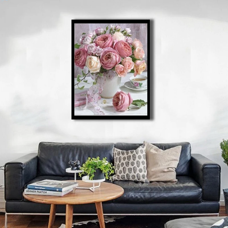 2 комплекта полный набор 5D Diy Алмазная картина вышивка крестиком домашний декор