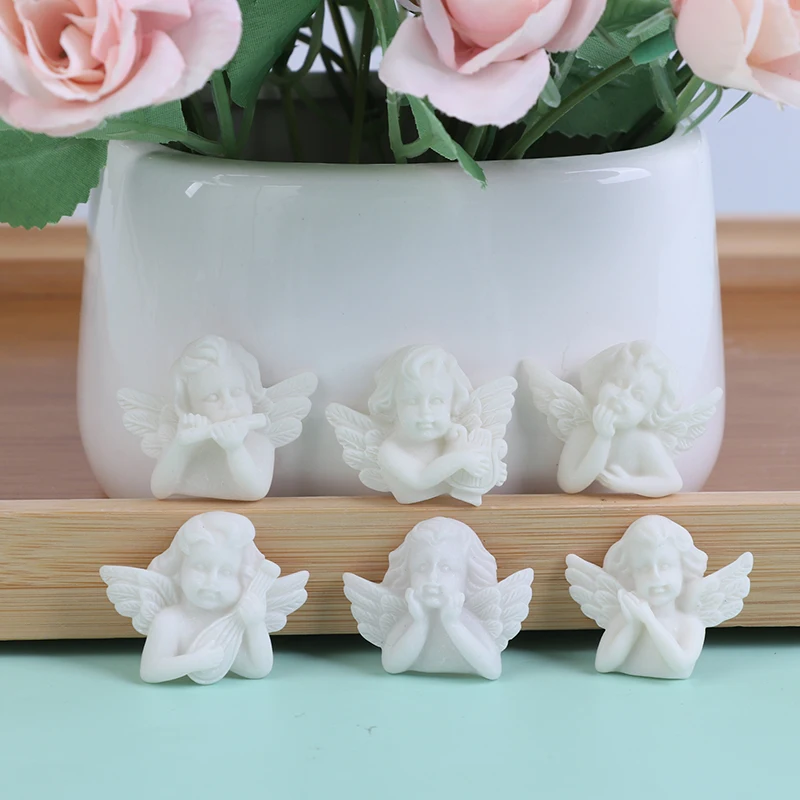 

Скульптура из смолы мини ангелов, аксессуары из материала ГУТТА, наклейки для кукольного домика