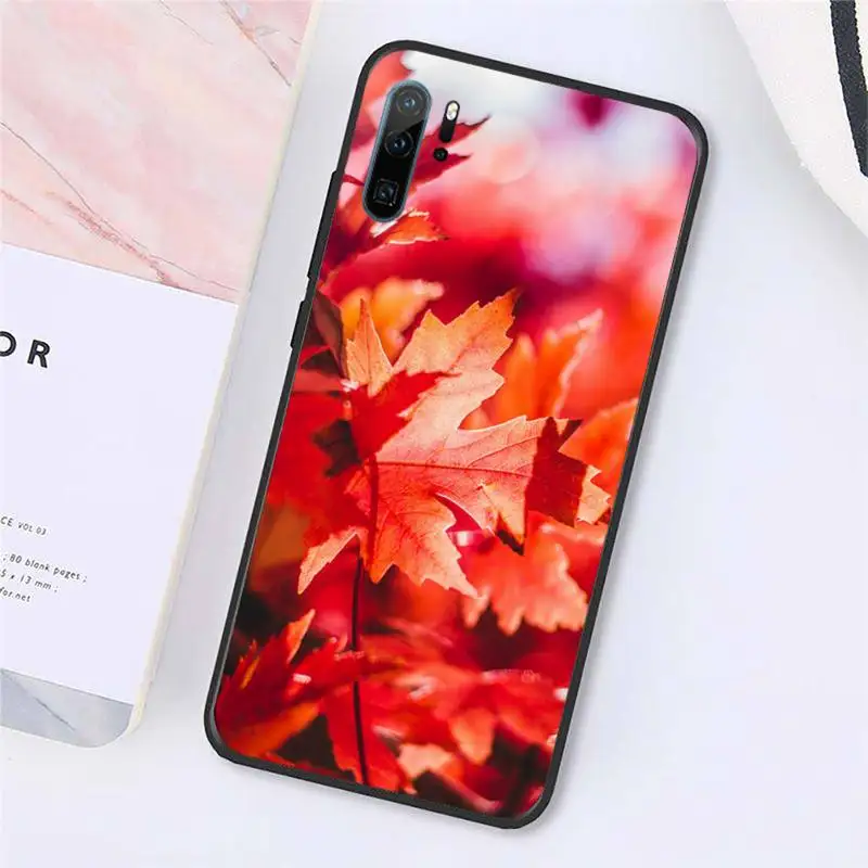 

Autumn yellow falling leaves maples Phone Case For Huawei honor Mate P 10 20 30 40 Pro 10i 9 10 20 8x Lite Y91C V17 6.38 6.44