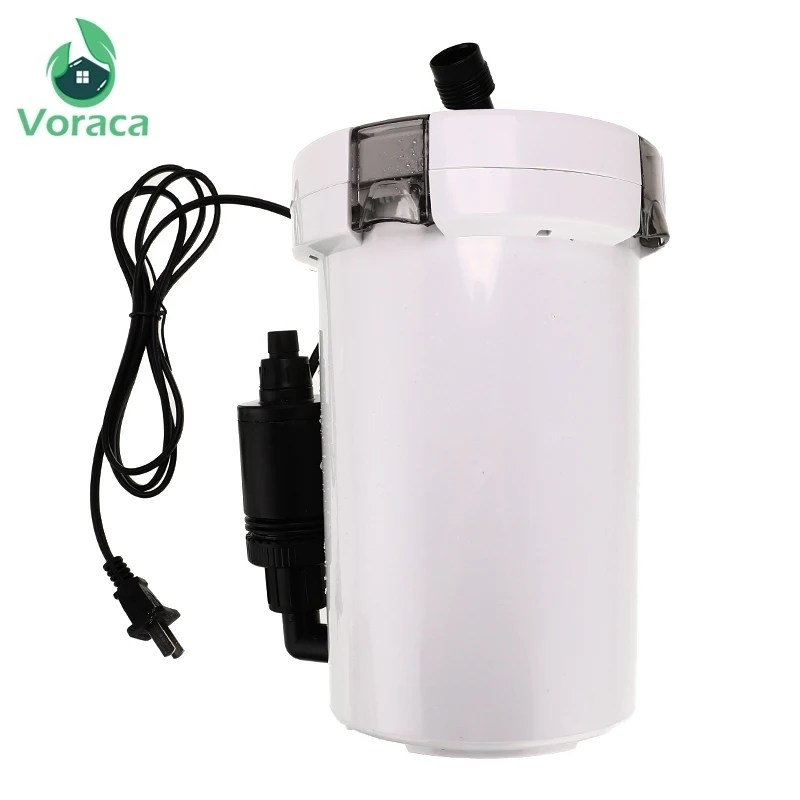 

6W 400L/H External Aquarium Filter Canister Ultra-quiet Fish Tank Filter Bucket Aquarium 220V HW-603B/HW-602B Adjustable Flow