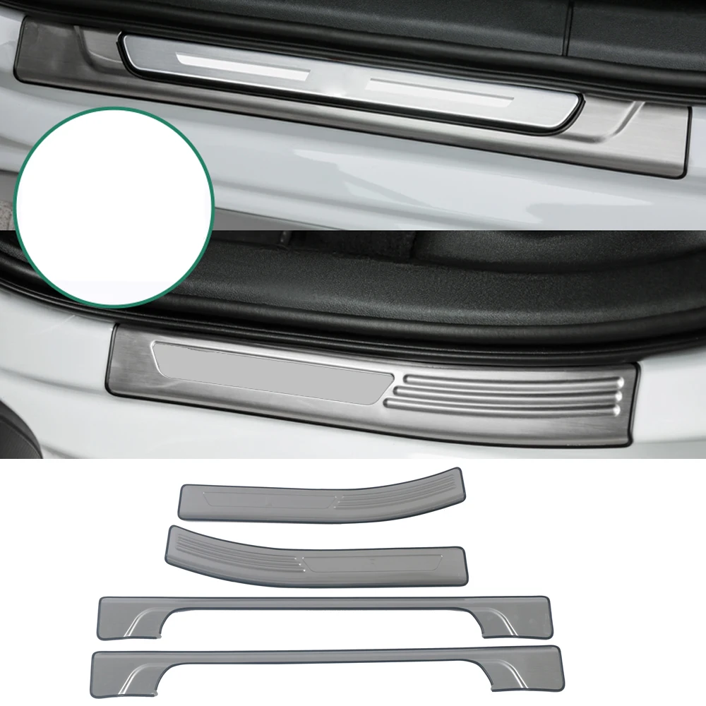 

Автомобильные аксессуары для Audi A3 8Y седан 2020 2021 2022 нержавеющая сталь Наружная Накладка на пороги защита педали крышка отделка 4 шт.