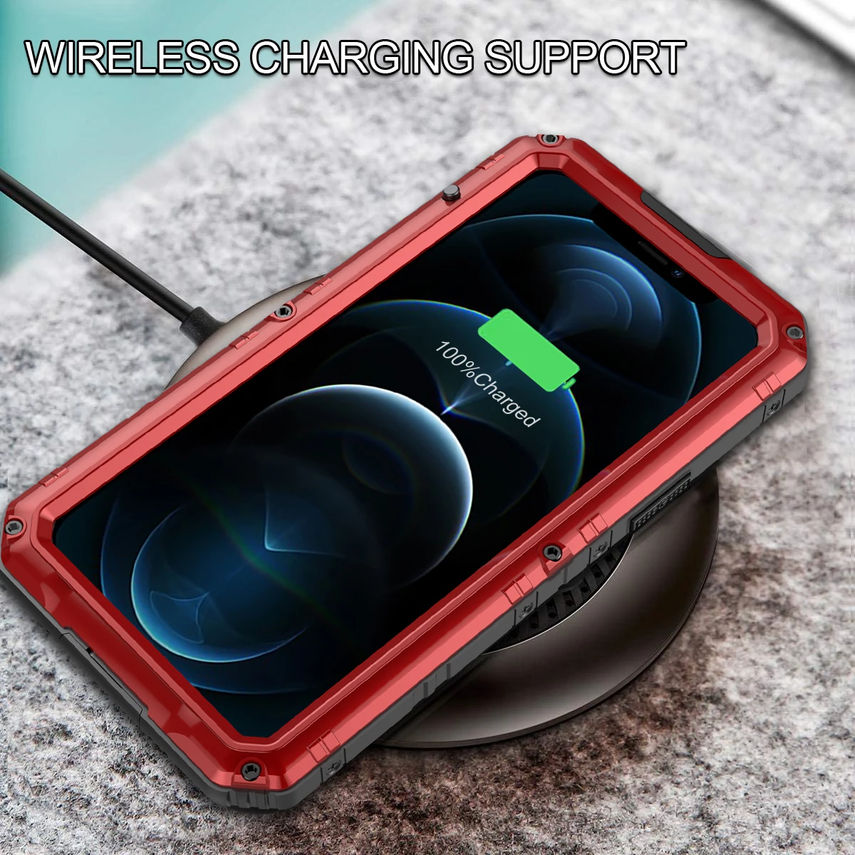 Водонепроницаемый металлический чехол для плавания и дайвинга iPhone 12 Mini