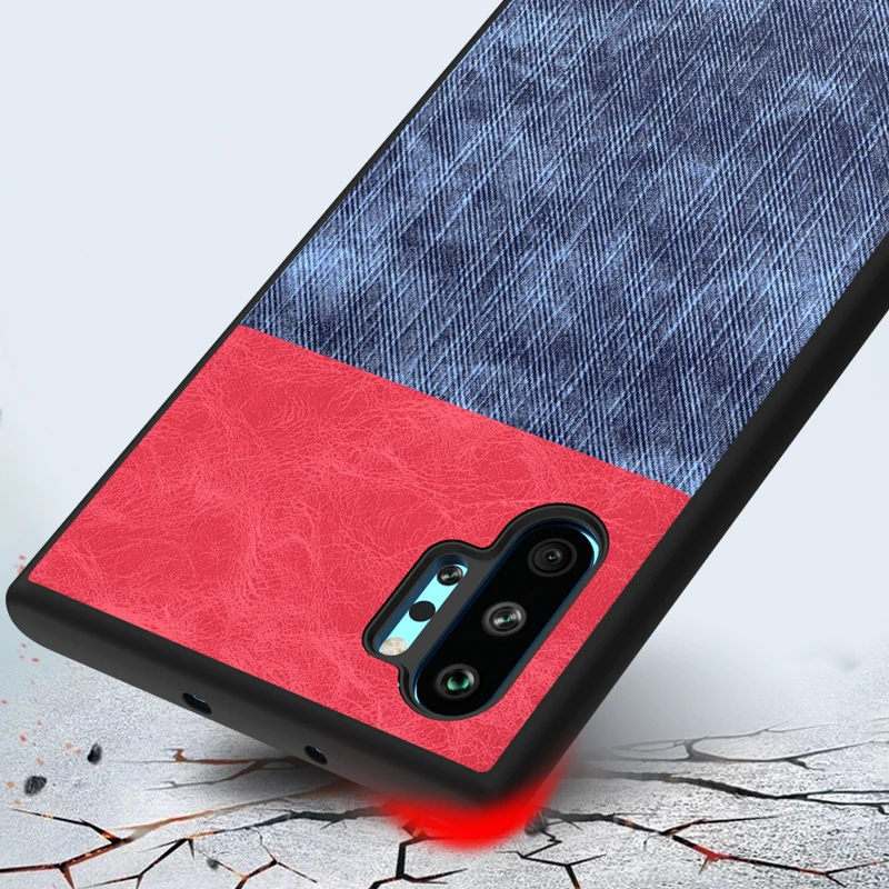 Антиударный чехол из ковбойской ткани для Samsung Galaxy Note 10 Pro 8 9 S8 S9 S10 Plus A10 A20 A30 A40 A50 A70.