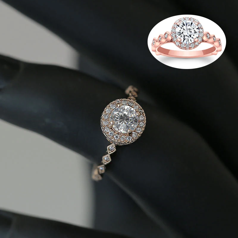 Женское элегантное кольцо с опалом модное белое циркониевое свадебное ювелирное