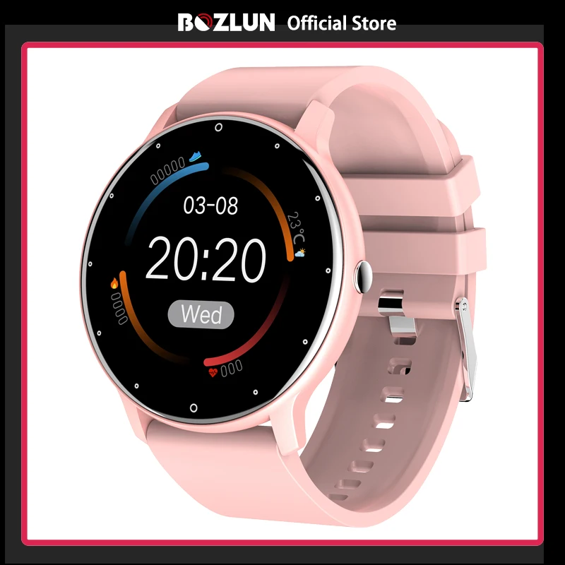 

Bozlun Smart Watch 1.28 Inch Round Screen IP67 Waterproof Watches Heart Rate Monitoring Weather Forecast Fitness Tracker ZL02