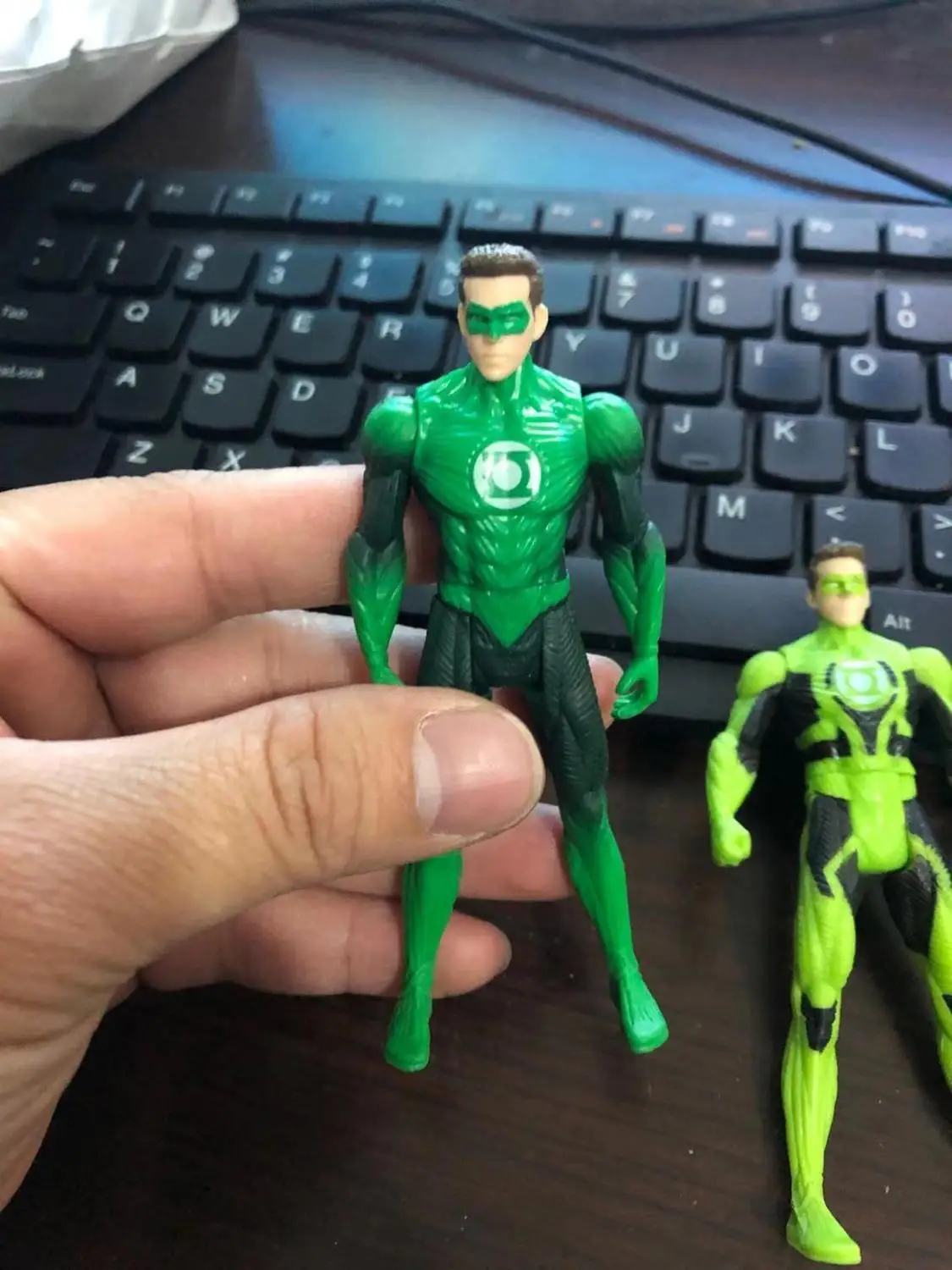 Зеленые игрушечные фонари модель подарок для мальчиков Alan Scott|Игровые фигурки и