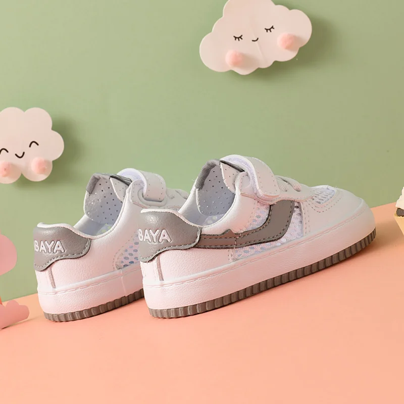 

Babaya Toddler Shoes Children's Board Shoes Baby Boys Breathable Hollow Mesh Shoes 1-3 Years Old Girls Casual Shoes Summer New