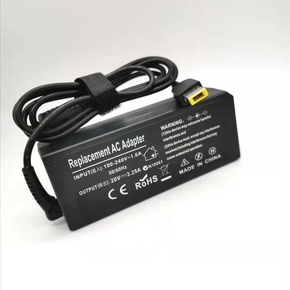 20V 3.25A 65 Вт AC Мощность адаптер ноутбука Зарядное устройство для lenovo X1 углерода E431 E531 S431 T440s T440 X230s X240 X240s G410 G500 G505