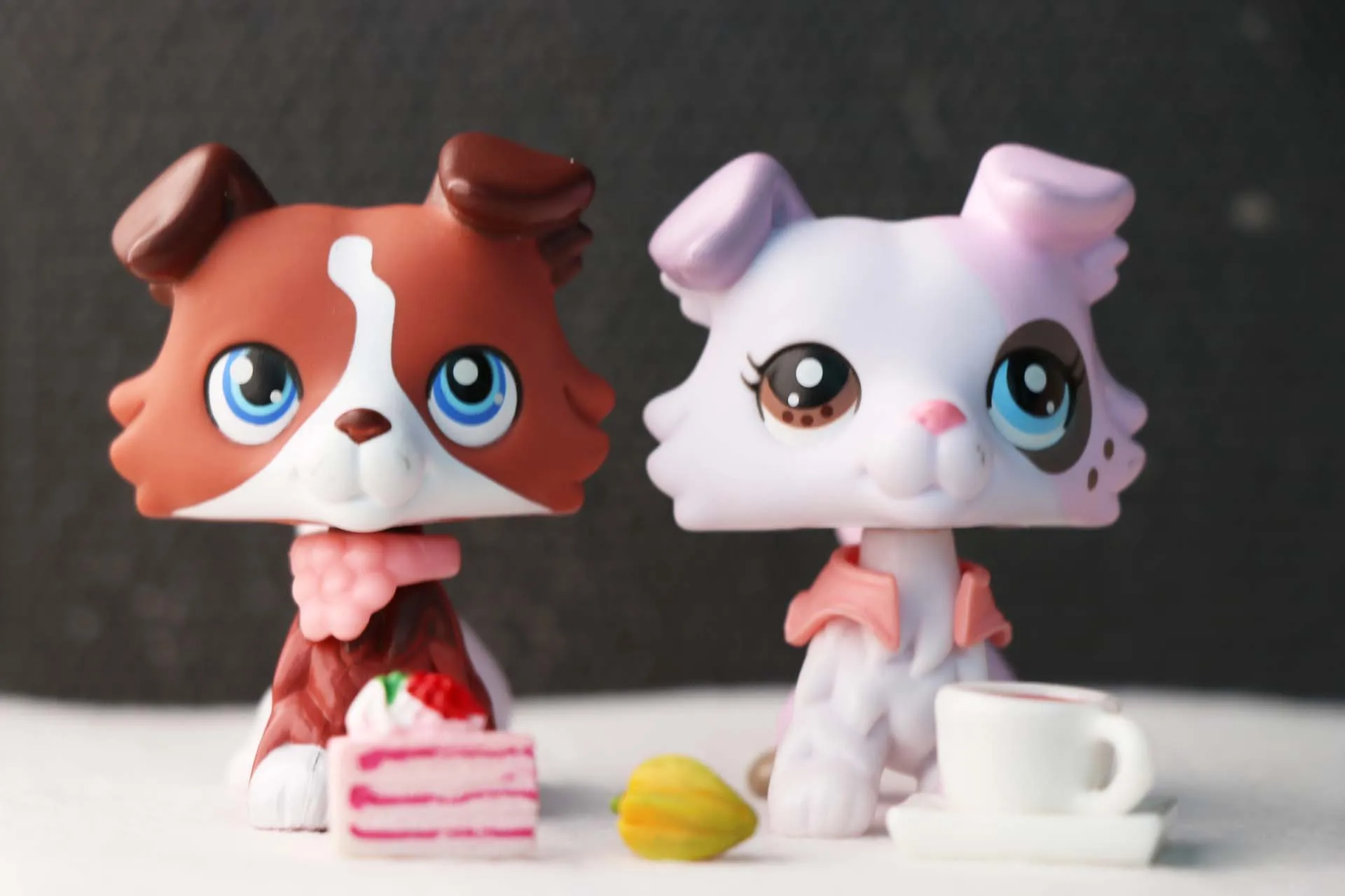 Кофейный колли и ваниль на заказ 2 шт. персонализированных редких фигурок одуб с 6