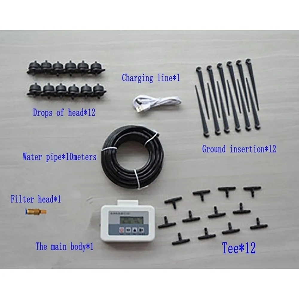 Модернизированная система капельного орошения для сада с зарядкой от солнечной