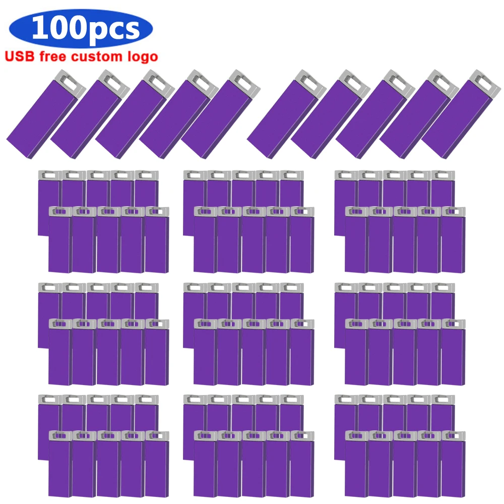 

New Wholesale usb metal pen drive 64GB usb flash drive flash disk memory stick usb100pcs/lot 32GB 4GB usb stick 128GB 16GB