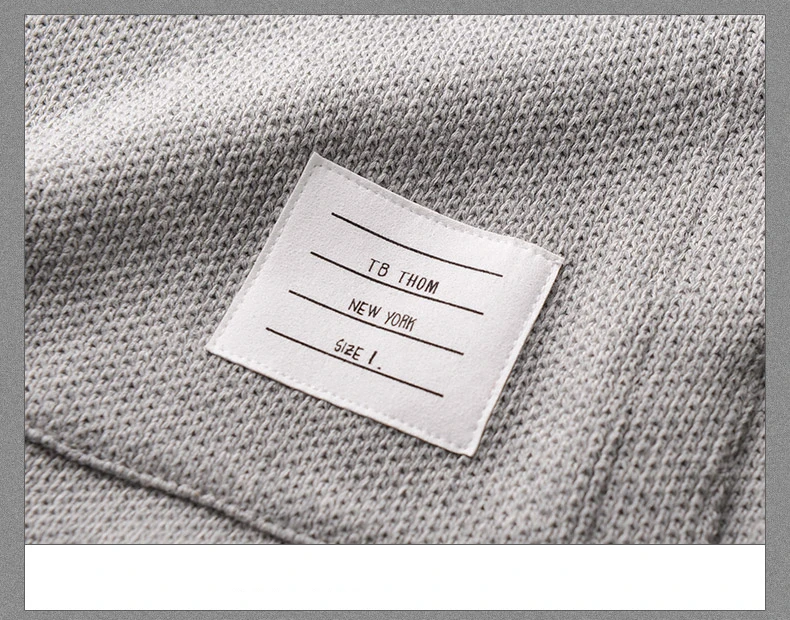 

2021 Fashion Brand TB THOM Spring hooded Clothing Slim Cotton jacket Men Women Sweatshirts Hoodies Solid Casual Sportswear Coat