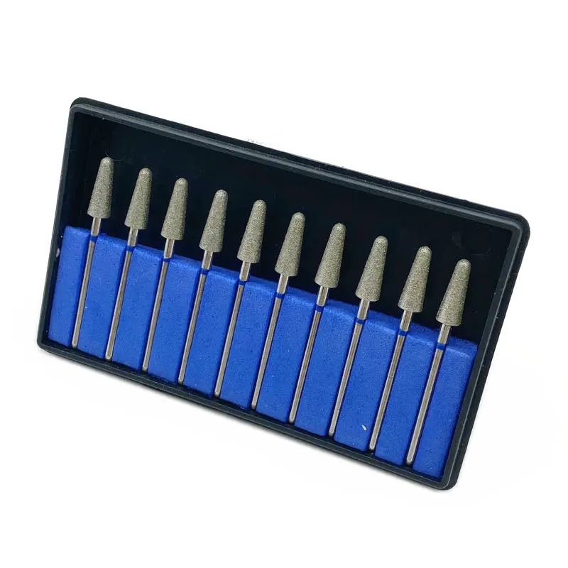 10 шт./компл. Стоматологическая Гальваническая Алмазная точечная Полировочная