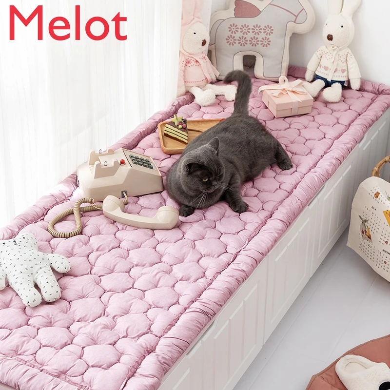 

Korean-Style Window Sill Window Cushion Cushion Non-Slip Pure Color Thickened Bedroom Tatami Seat Cushion Machine Washable