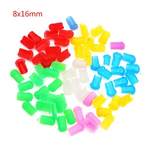 Концевая крышка для неосветильник света, герметичная светодиодная неоновая веревка для 12 в пост. Тока, 24 в пост. Тока, 5 В, 220 В переменного тока, 110 В, 6x12 мм, 8x16 мм, горячая распродажа 100 шт., бесплатная доставка