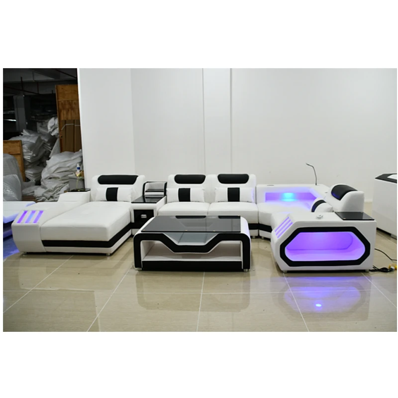 Современный диван из натуральной кожи мебель для гостиной|Диваны гостиной| |