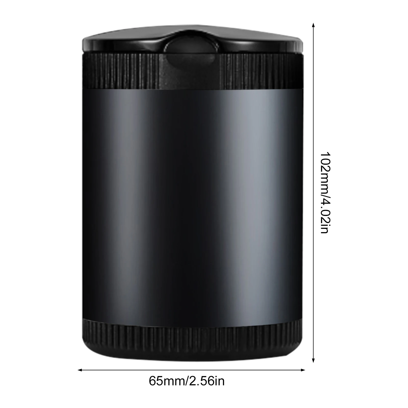 

Lightweight And Portable LED Lights With Cover Car Ashtray Stainless Steel Mini Trash Can With Lid For Travel