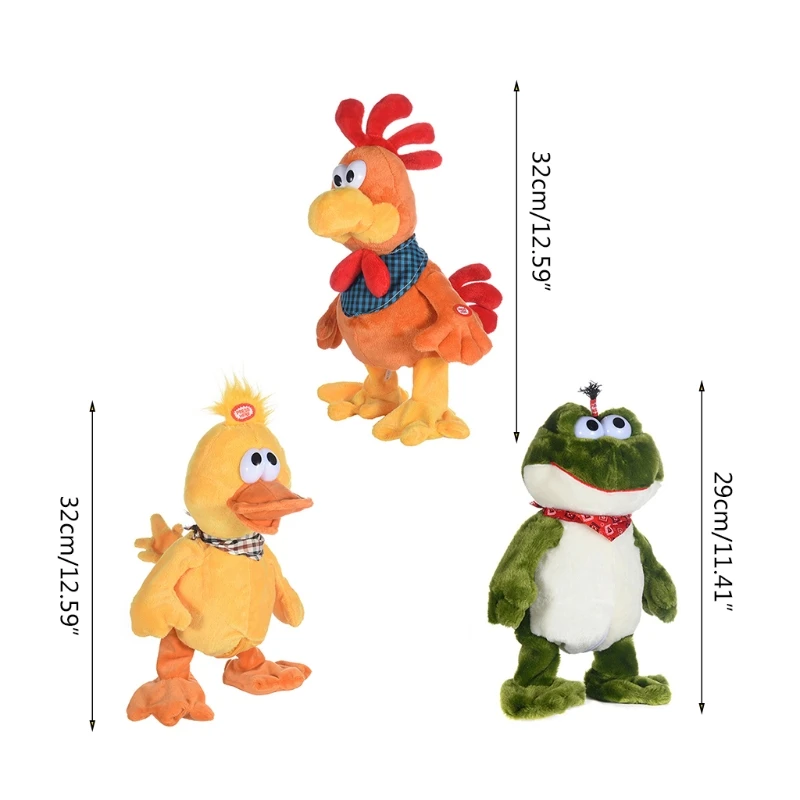 Плюшевая игрушка-лягушка 32 см | Игрушки и хобби