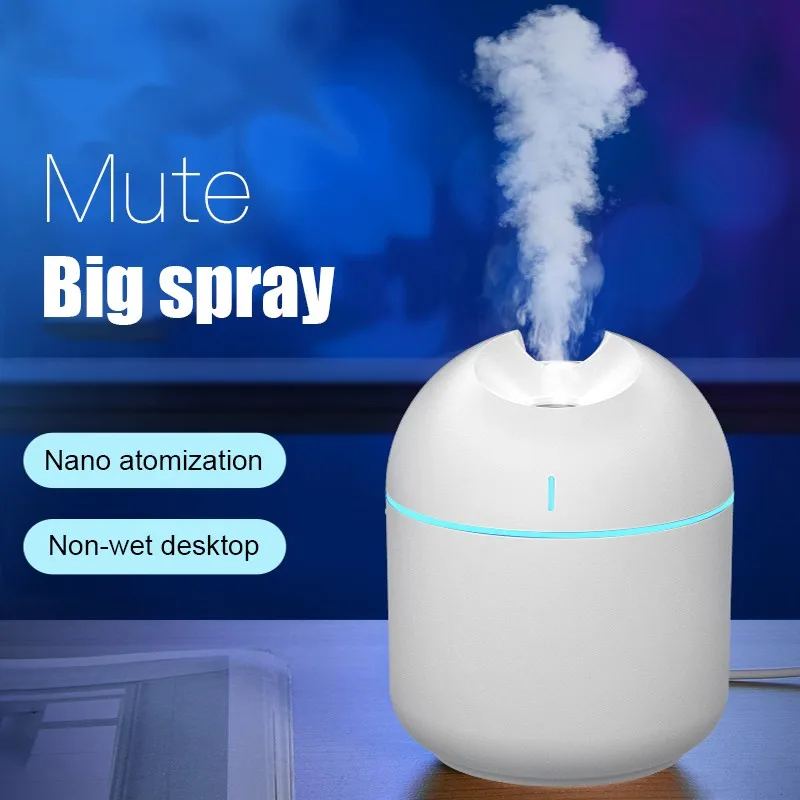 

200ml Nano Spray Colorful Light Lasting Battery Life Silent Car Household Humidifier Usb Diffusers Air Fresher For for Car Home