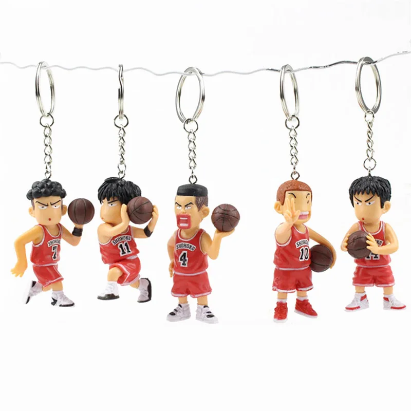 5 шт. подвеска в виде фигурок SLAM DUNK ханамичи сакураги рукава искусственная кожа