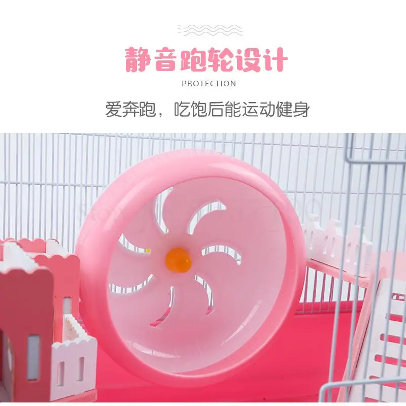 Клетка для хомяков двухэтажная роскошная вилла замок 60 основная клетка хомячное